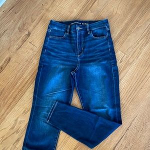 AE curvy high rise next level stretch jeans